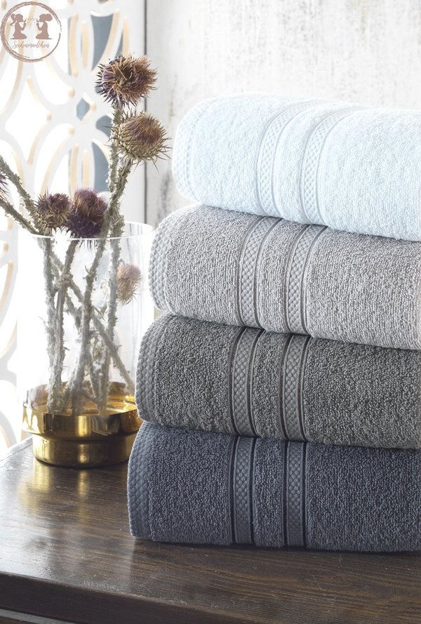 Handtuch-Set SOFIA aus 100% Baumwolle 50*90cm