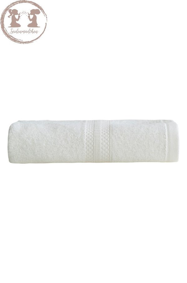 Badehandtuch MALLORCA aus 100% Baumwolle 70*140cm Farbe: Weiß