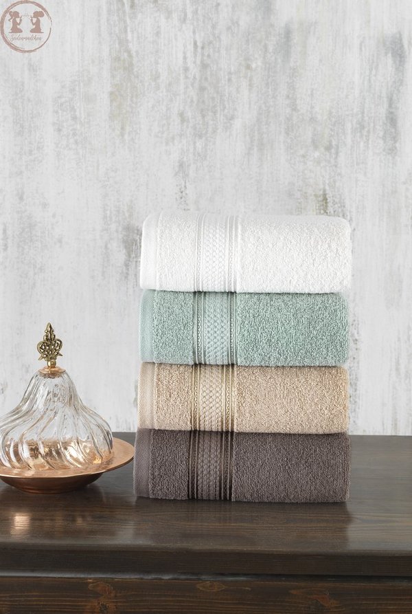 Handtuch-Set SPRING aus 100% Baumwolle 50*90cm